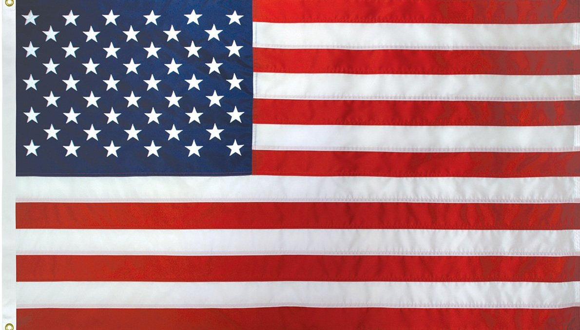 An american flag with a lot of stars on it