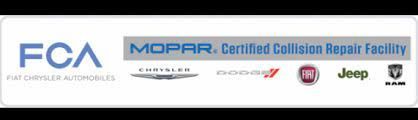 a logo for a certified collision repair facility