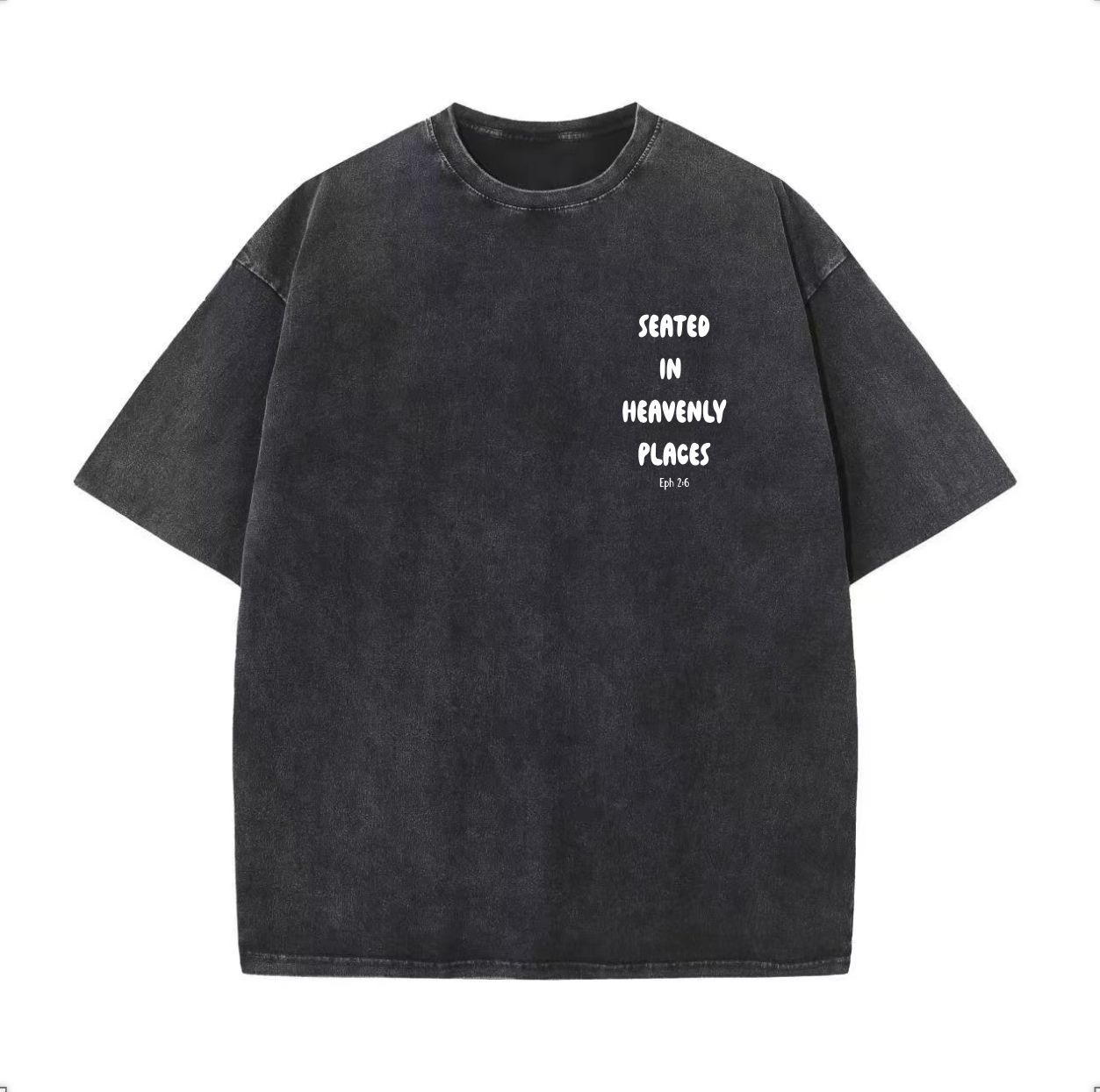 Black Seated in Heavenly Places Shirt
