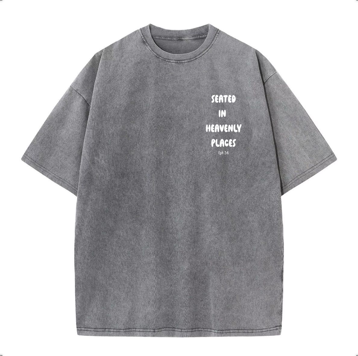 Grey Seated in Heavenly Places Shirt