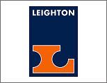 A blue and orange logo with the letter l on it.