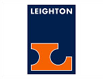 A blue and orange logo with the letter l on it.