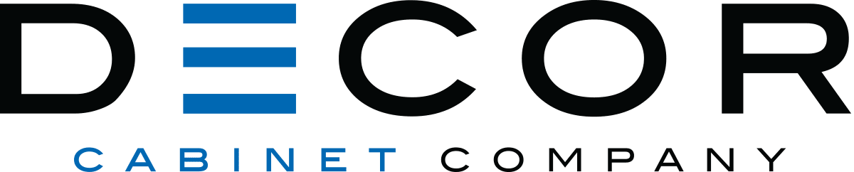 Logo for Decor Cabinet Company with the word 