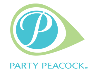 party peacock logo by amr creative