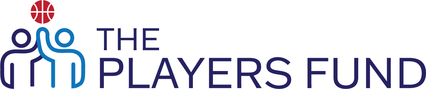 The Players Fund logo with blue text and a red-and-blue stylized figure icon.