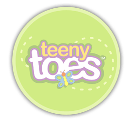 teeny toes logo by anj marie riffel