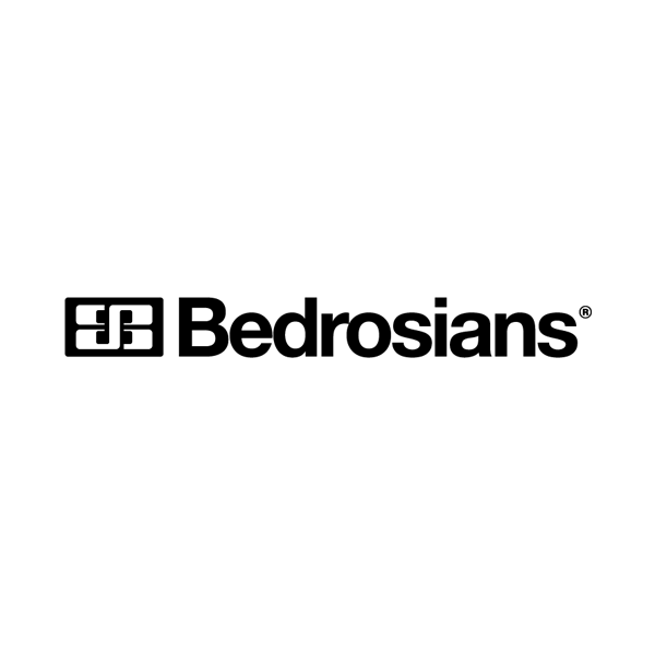 Bedrosians logo in black on a white background