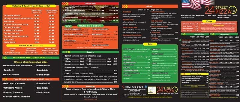 Restaurant menu board