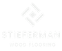 Stieferman Wood Flooring logo in light gray on white background