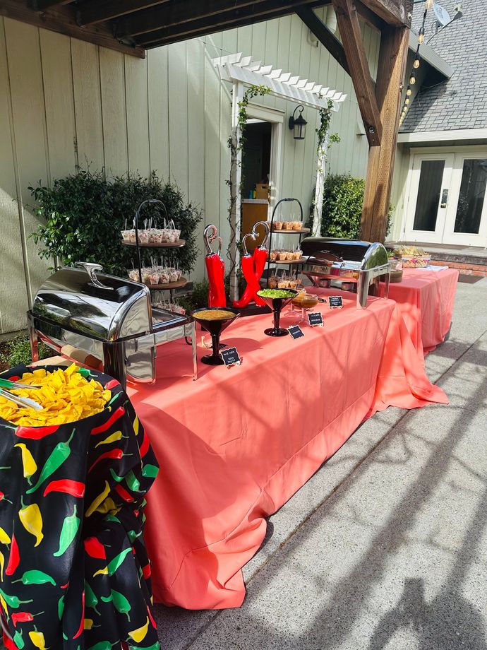 Tako Bar Catering Table