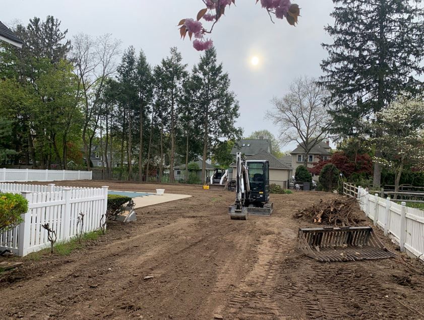 Clearing Site — Westwood, NJ — Four Brothers Landscape, Inc.