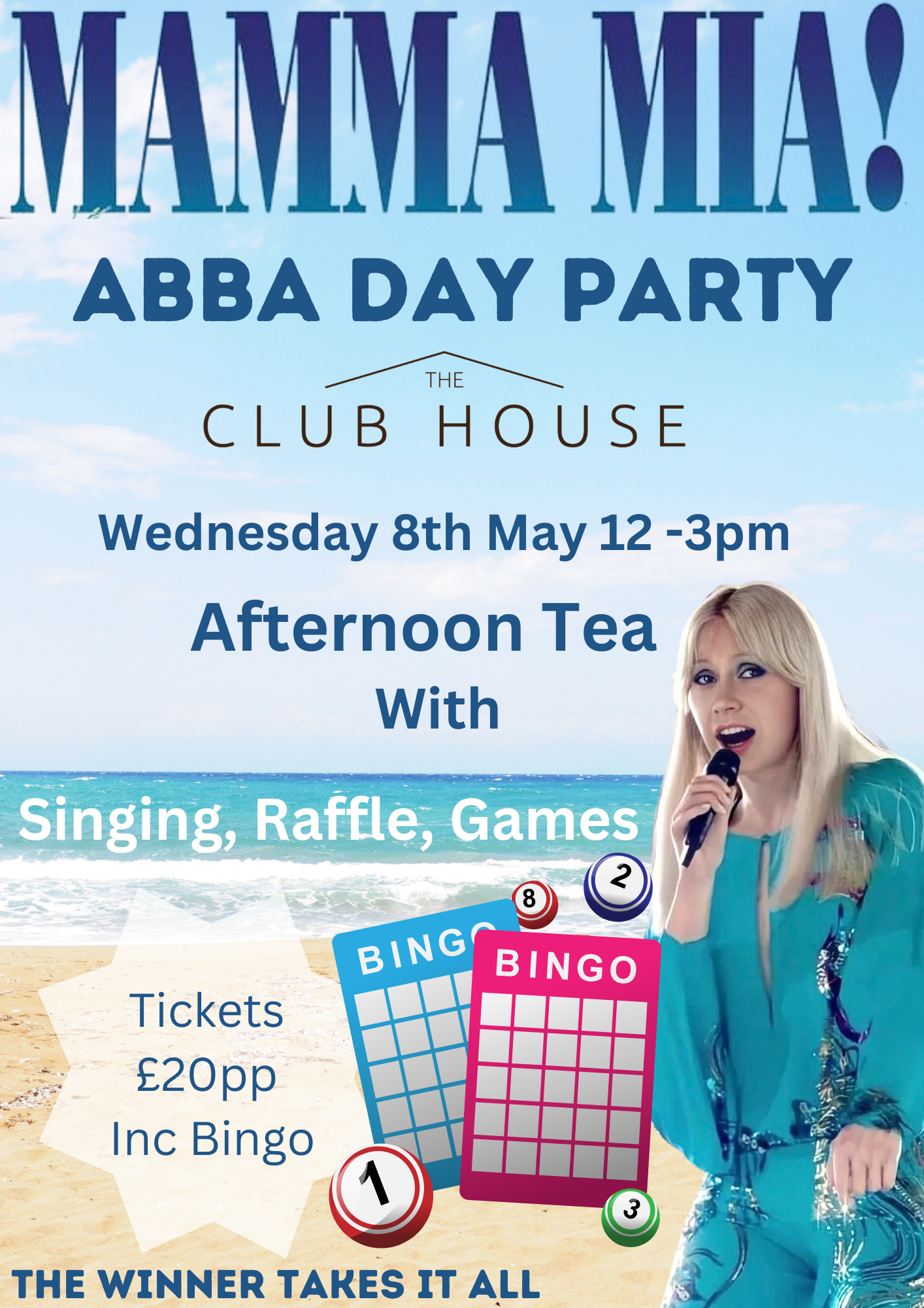 Abba Bingo with Afternoon tea 
