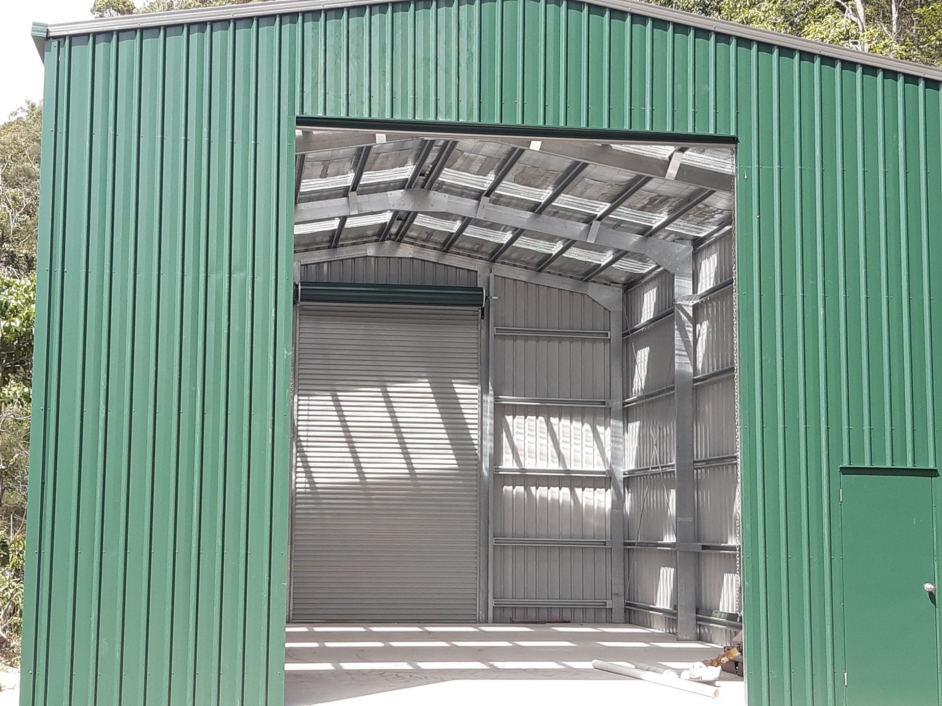 Metal Structure shed — Providing Steel & Concrete Construction In Eviron, NSW