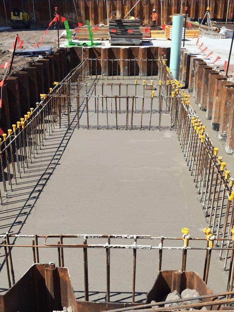 Concrete Bridge being built — Providing Steel & Concrete Construction In Eviron, NSW