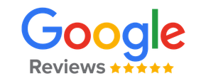 The google reviews logo is shown on a white background.