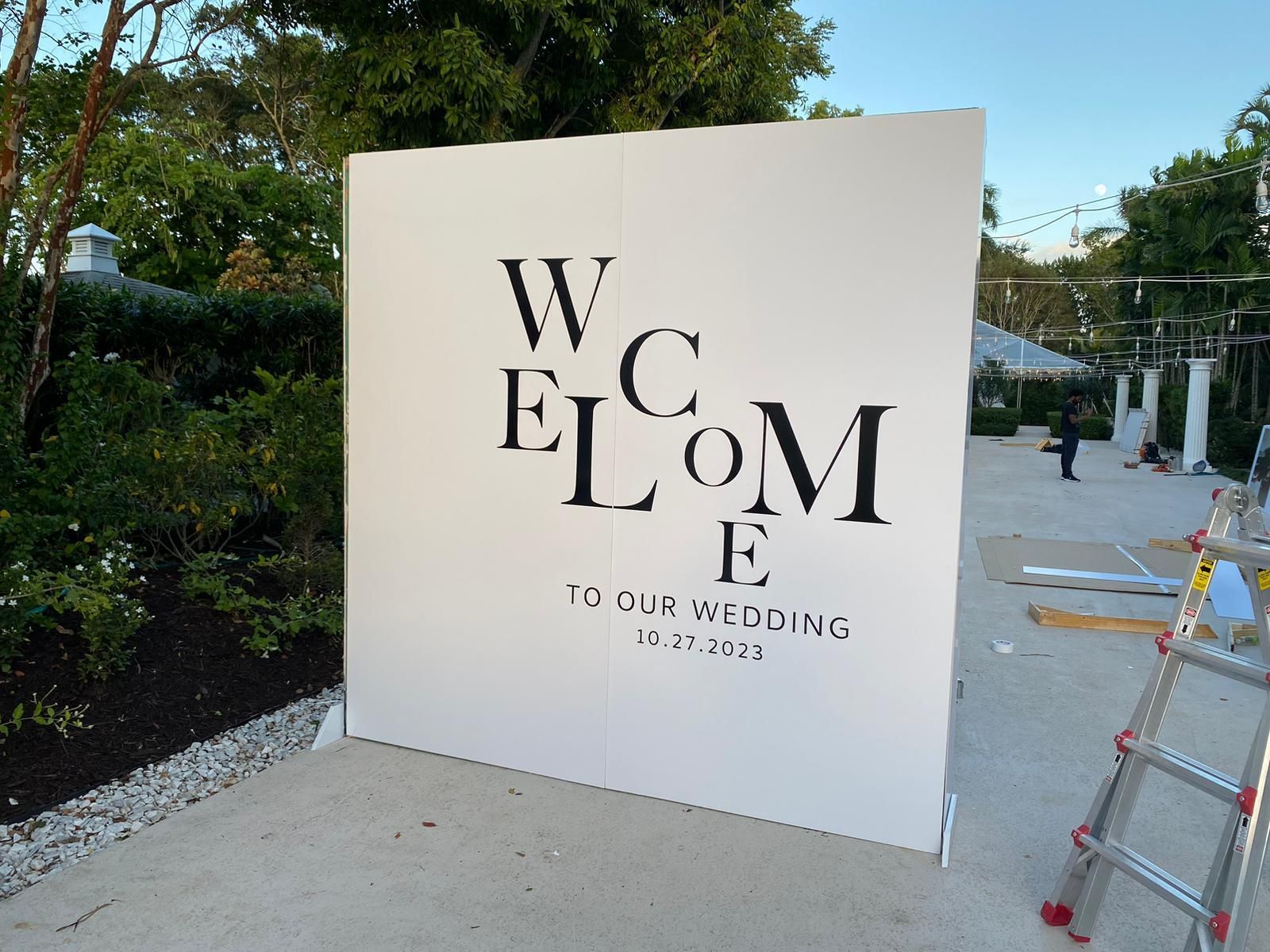 Custom Welcome Sign