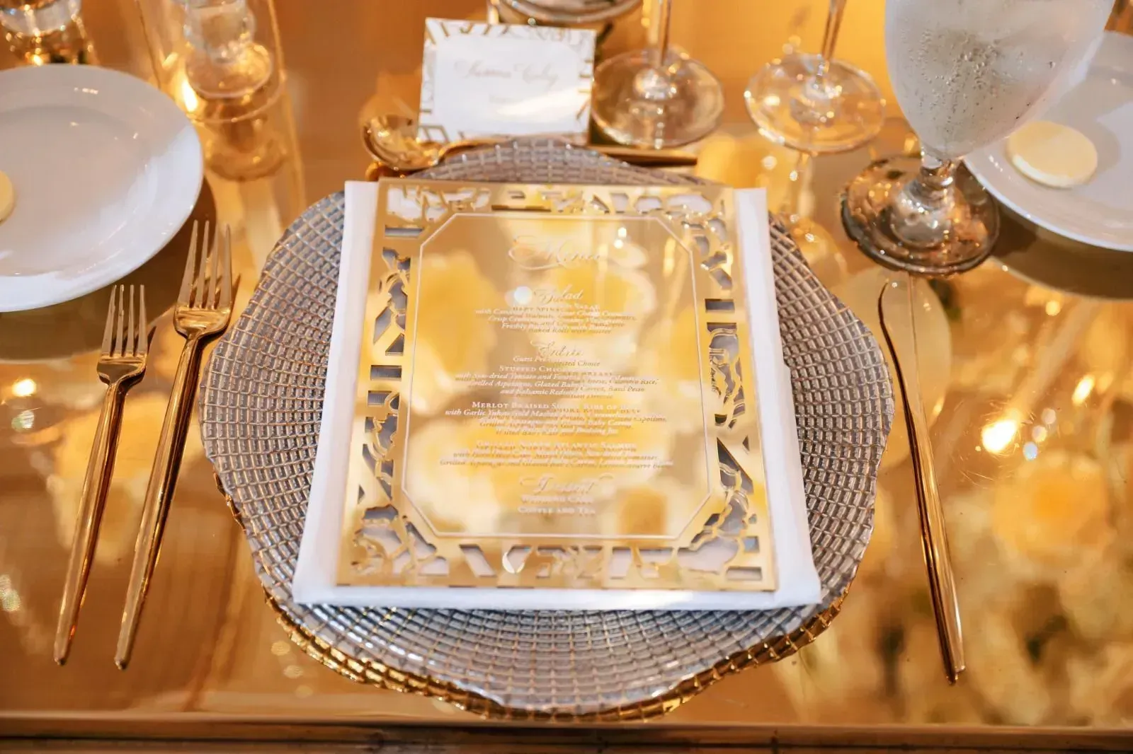 Acrylic Menus