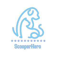 Scooper Hero Pet Waste Removal Logo