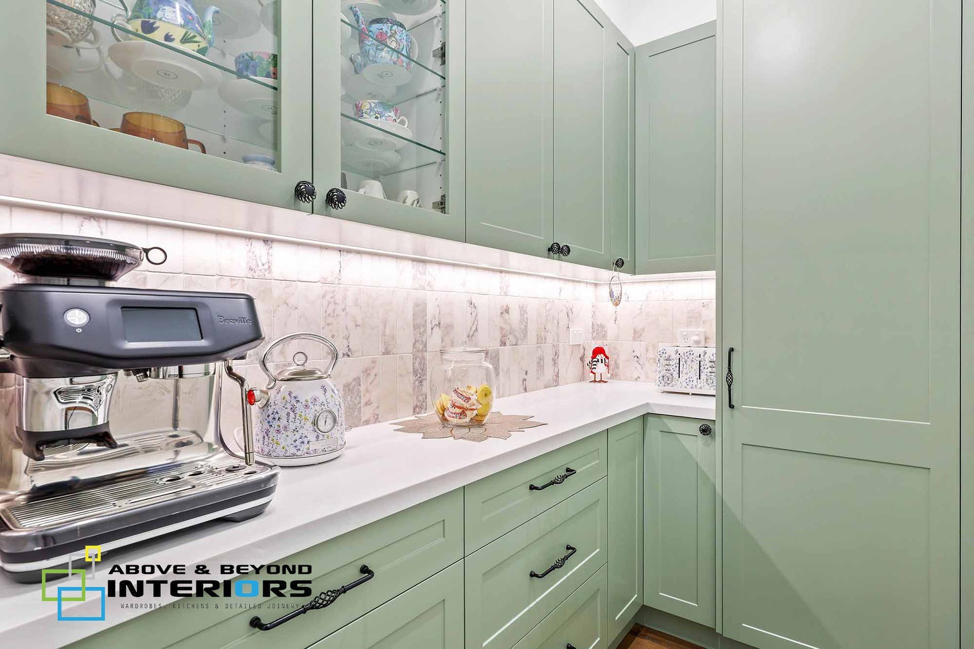 A Kitchen with Marble Counters — Above & Beyond Interiors in Smeaton Grange, NSW