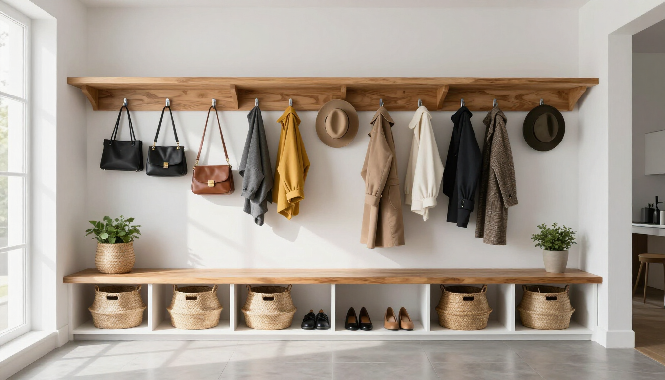 Organized Mudroom