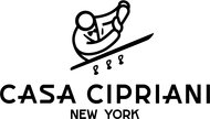 A black and white logo for casa cipriani new york