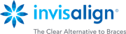 The invisalign logo is a clear alternative to braces