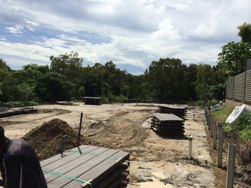 Construction Site With Mud — NQ Prefab Concrete Products Pty Ltd in Tully, QLD