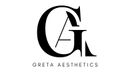 Logo: „GA“-Monogramm in Schwarz, darunter im Text „Greta Aesthetics“.