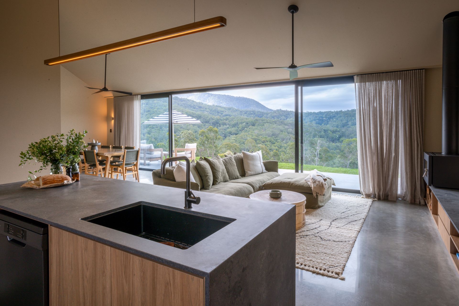 Modern Kitchen With a View of Mountains — Flow Kitchens in Taree South, NSW