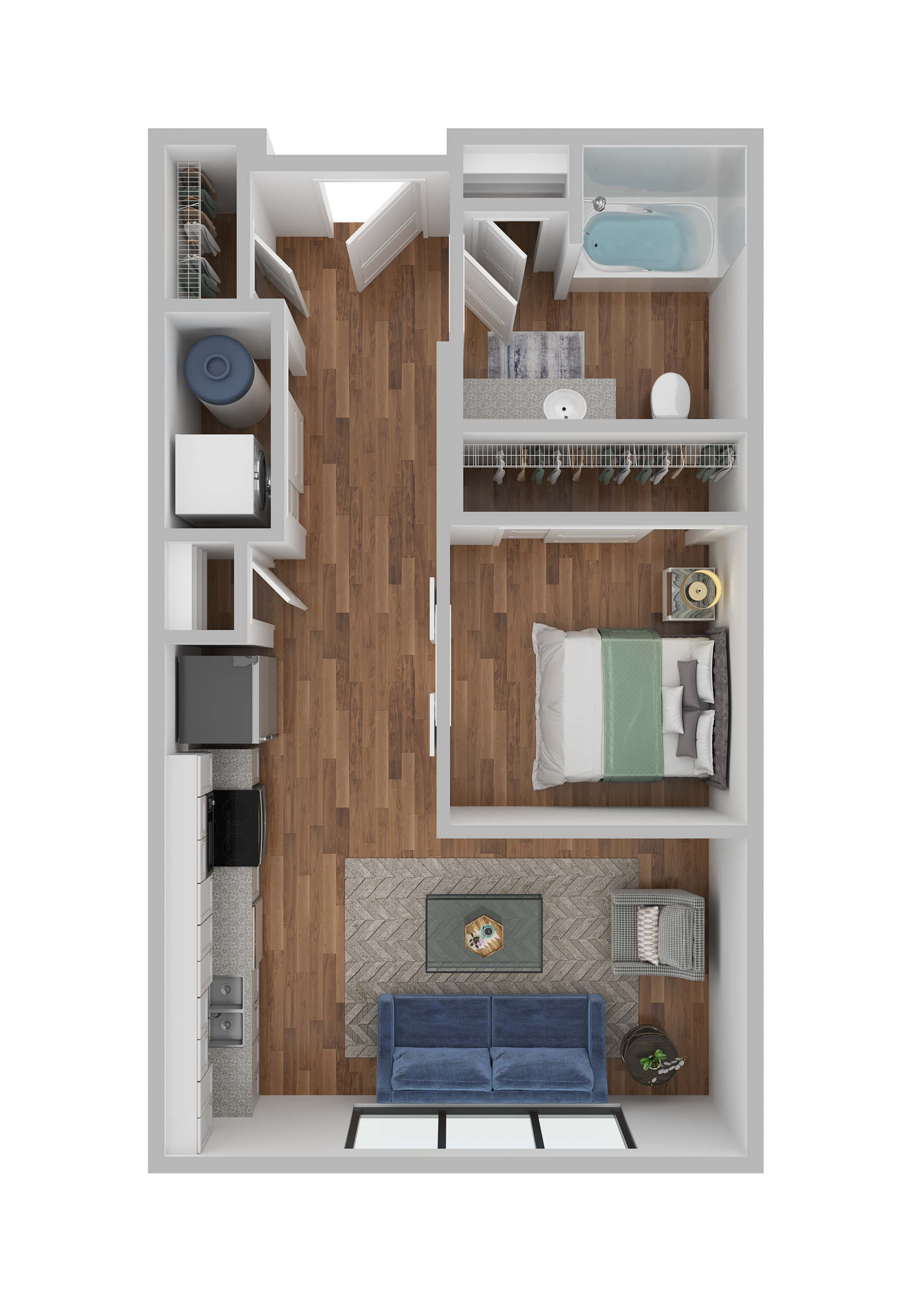 1 Bed Floorplan