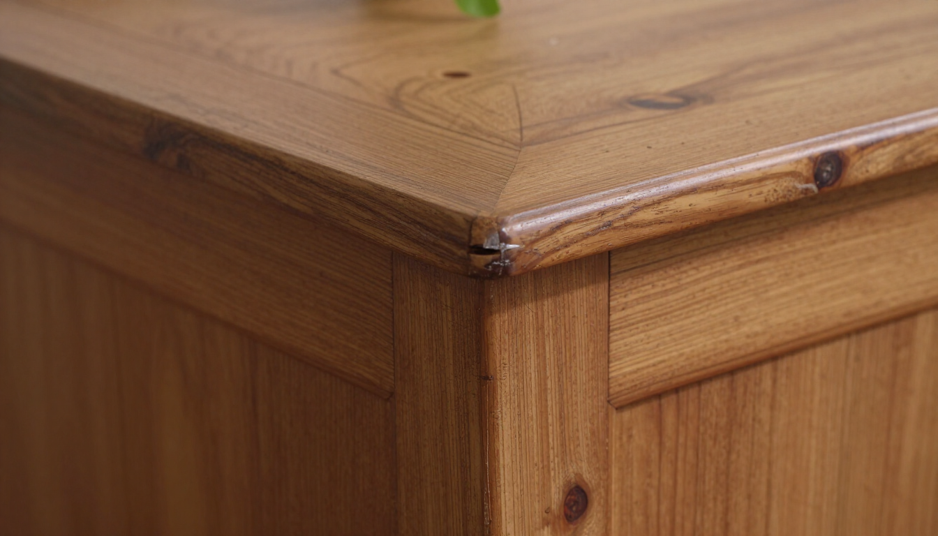 Dettaglio legno restaurato