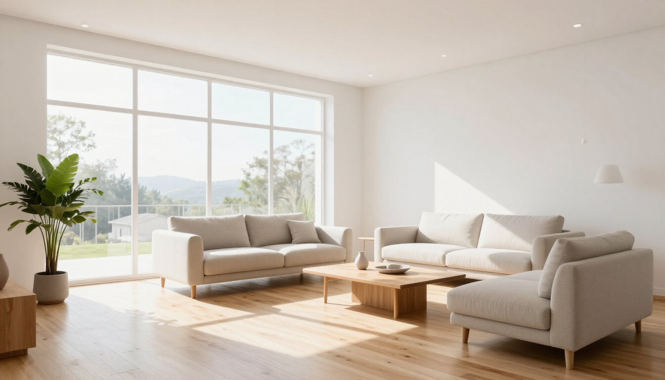 Arredamento salotto luce naturale