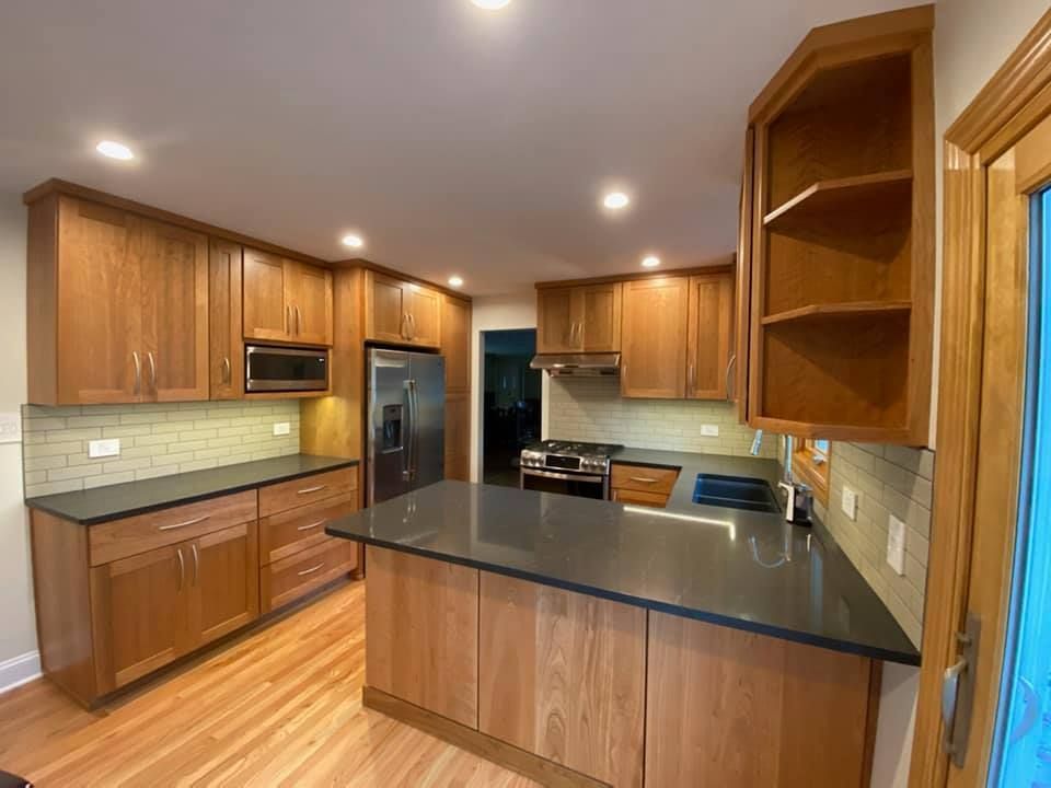 Oak Wood Cabinetry Broadview IL