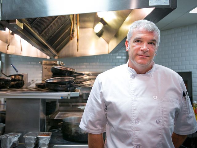 Executive Chef Andrew Masciangelo on the line