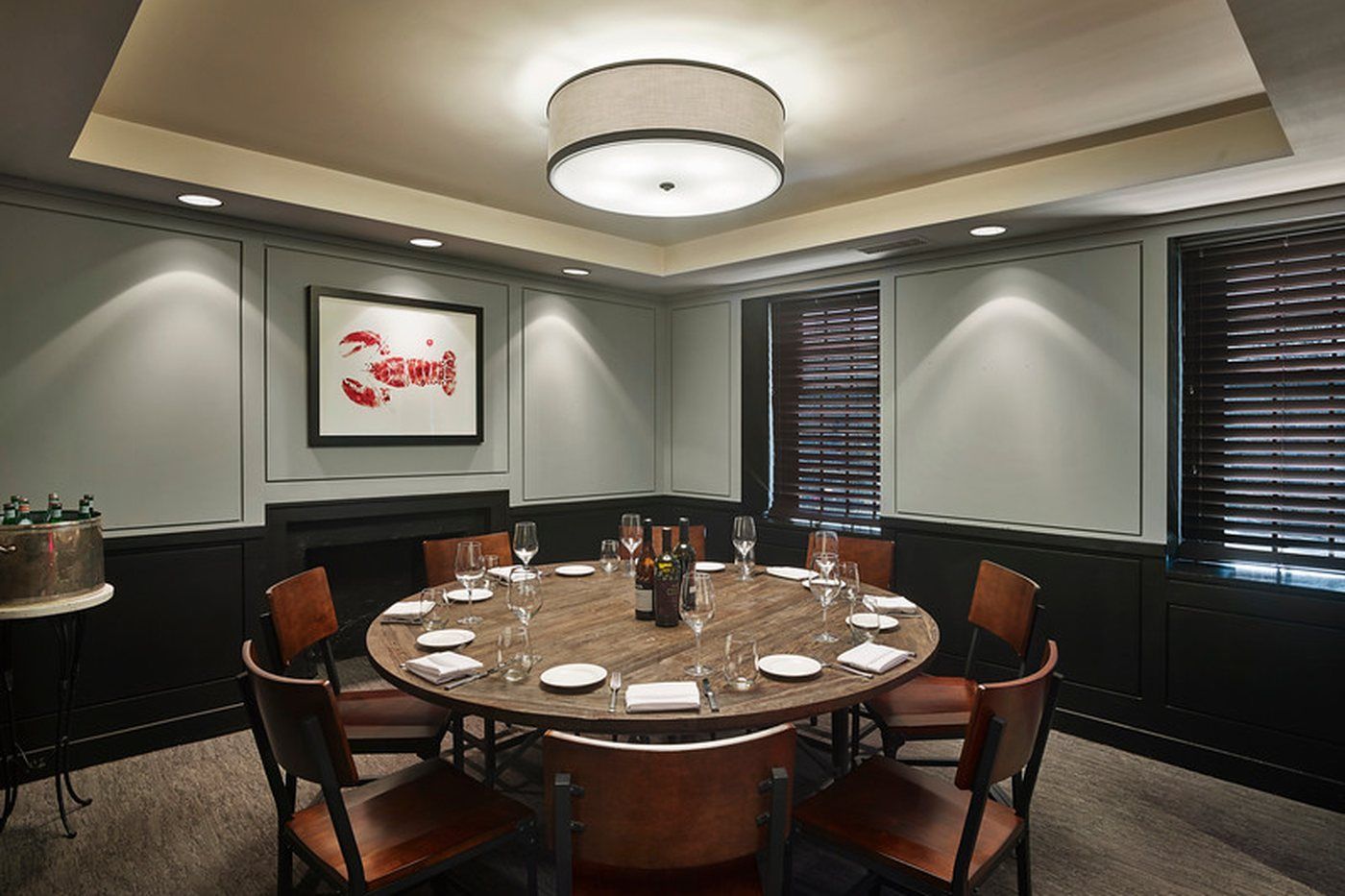 Boardroom round table for twelve