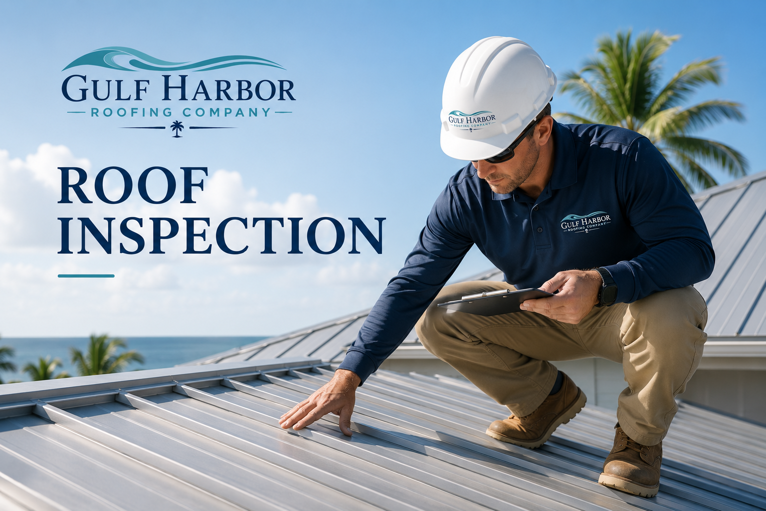 Free roof inspection with written report in Sarasota, Florida