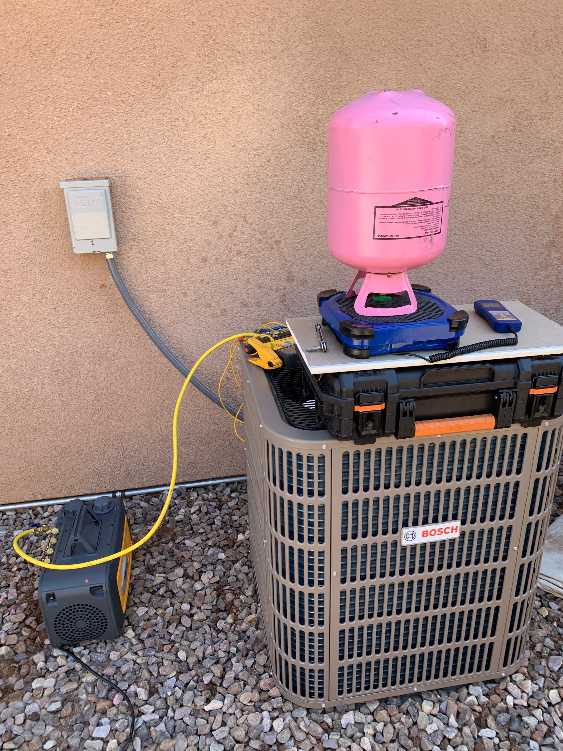 Repairing HVAC Unit — Buckeye, AZ — HOMEFRONT AIR CONDITIONING LLC