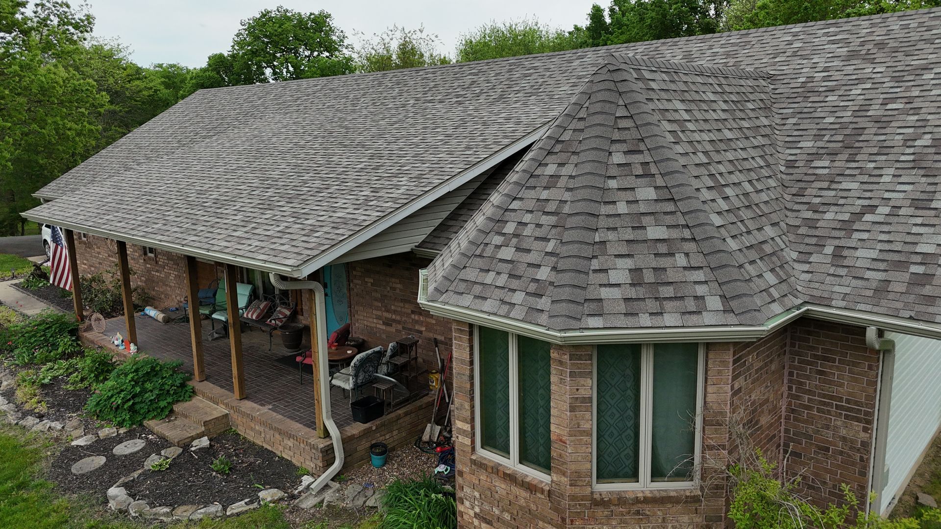 New roof by top roofing company in springfield mo