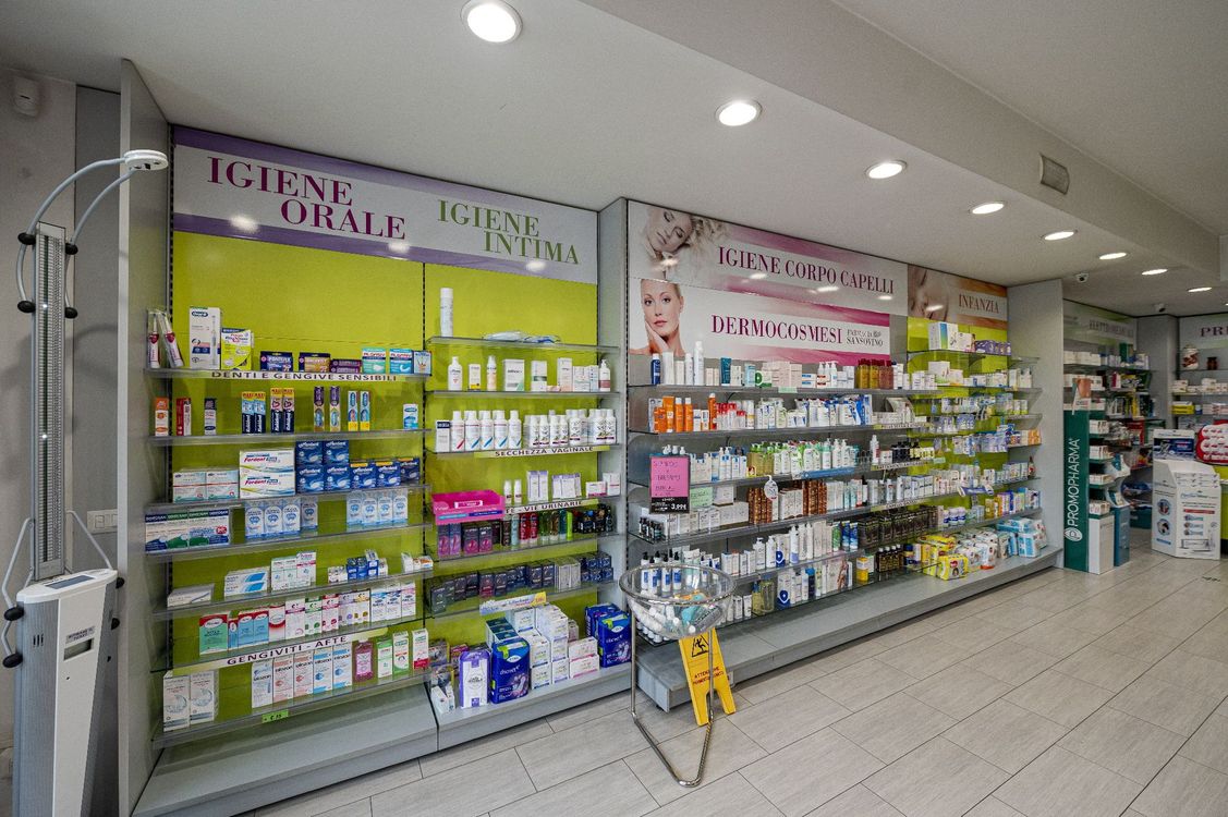 vendita dei prodotti di Farmacia Sansovino Torino