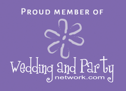 proud member of wedding and party network