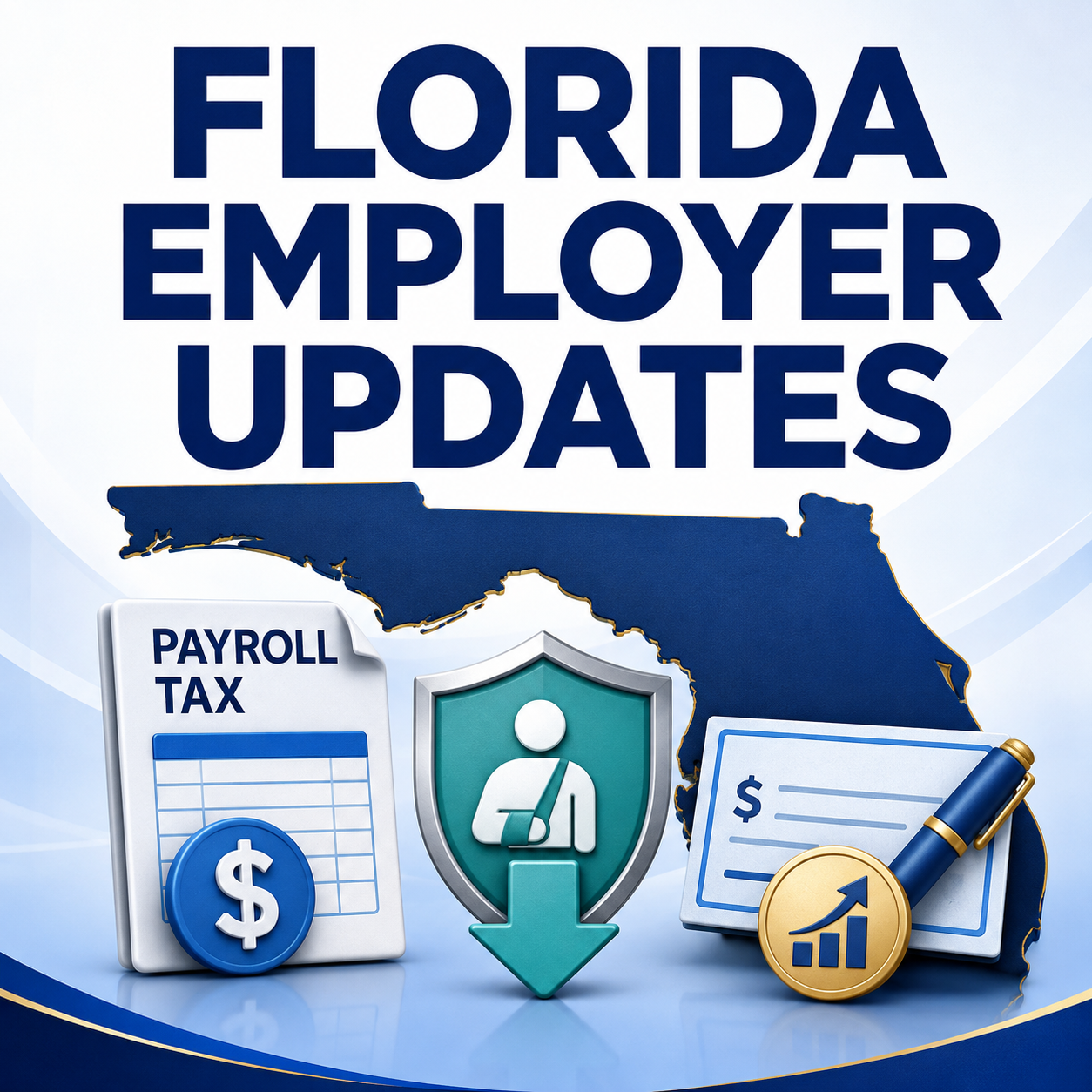 Florida employer updates covering payroll taxes, workers’ compensation and minimum wage changes. 