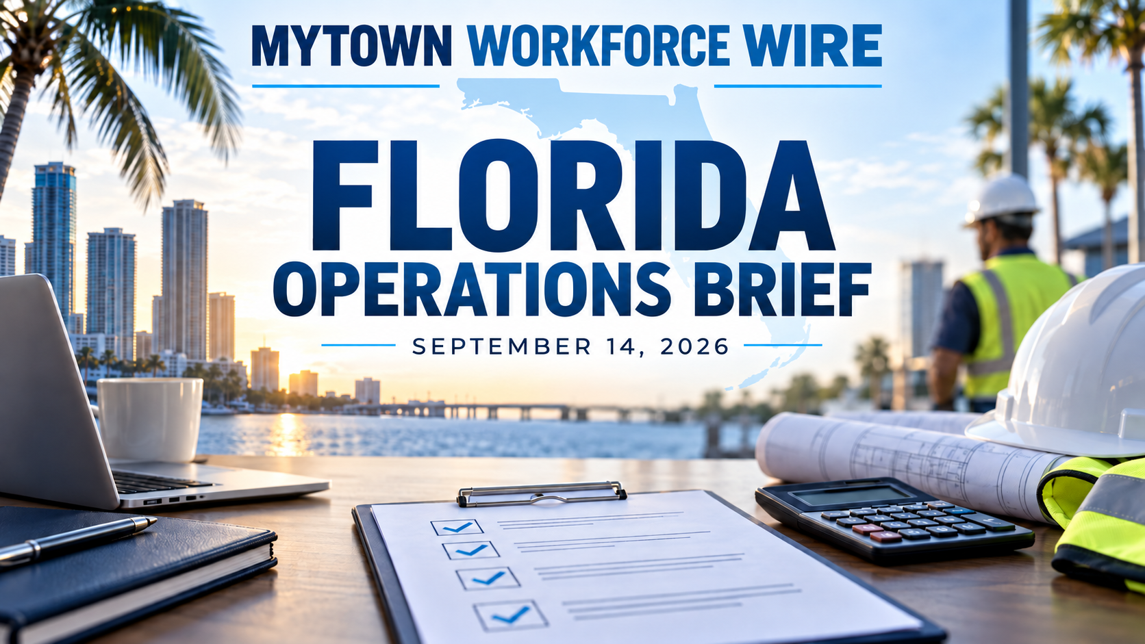 MyTown Workforce Wire cover featuring Florida employer compliance and operations updates for Sept.