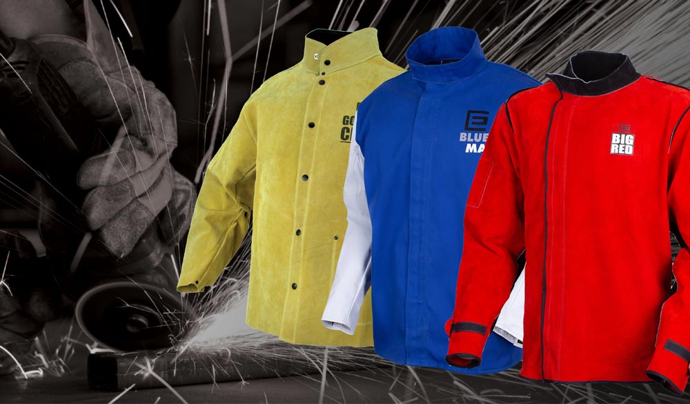 Welding Jackets & Gloves Burnback Welding Equip Services