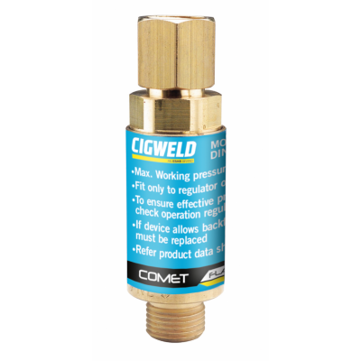 COMET F2R FLASHBACK ARRESTOR, OXYGEN, REGULATOR END