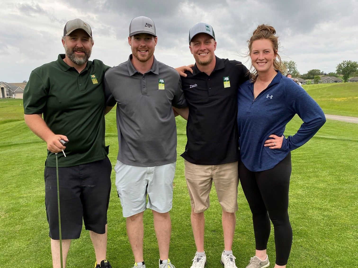 Wells Hollow employee partaking in local golf tournament