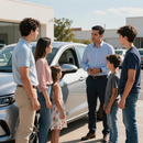 Familia con asesoría automotriz personalizada