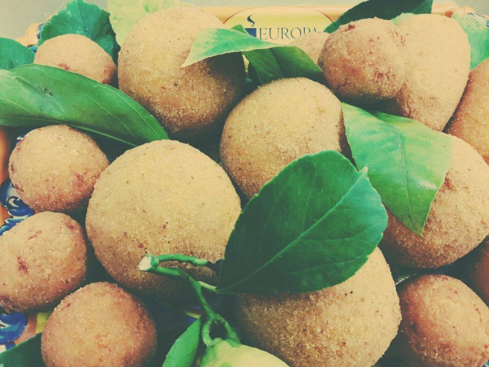 vassoio di arancini