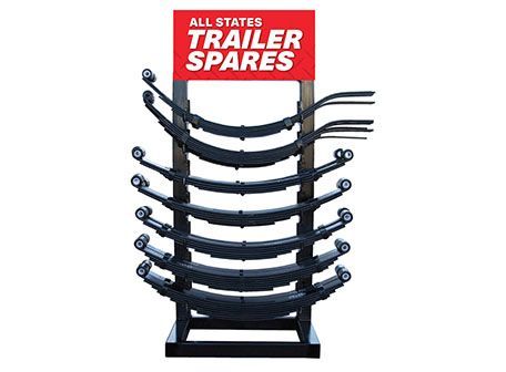 Black trailer hitch extender rack with multiple curved metal arms — Eastcoast Bearings & Hydraulics in Maclean, NSW