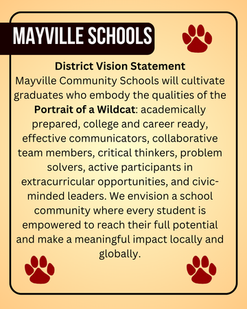 Mayville Schools Vision Statement