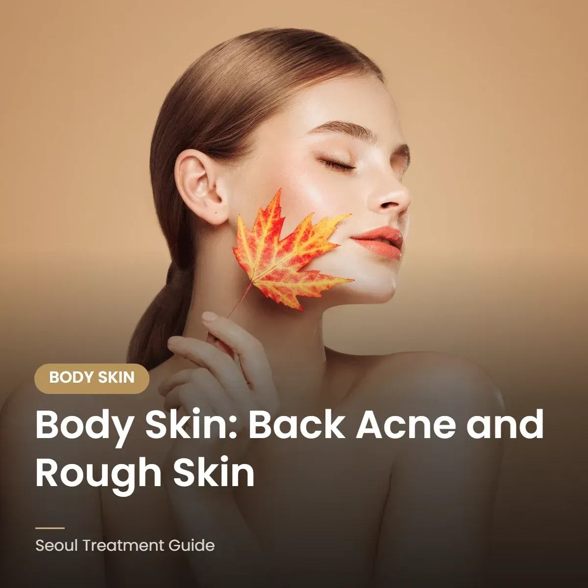 Body skin treatments for back and shoulders
